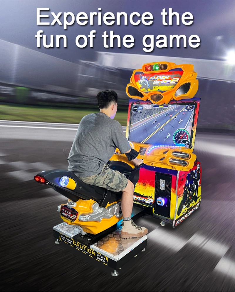 Coin Operated Indoor Simulator FF Motor Racing Game Electronic Motorcycle Arcade Machine