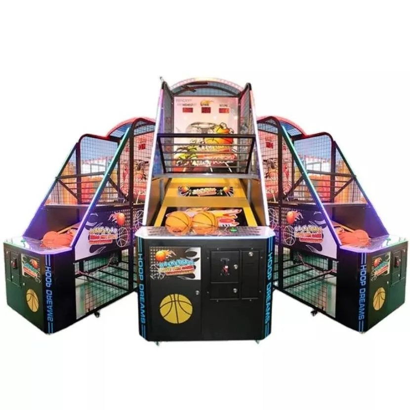 Indoor Sports 55 Inch Screen Video Games Shooting Basketball Arcade Simulation Basketball Gaming Euqiment Game Machine