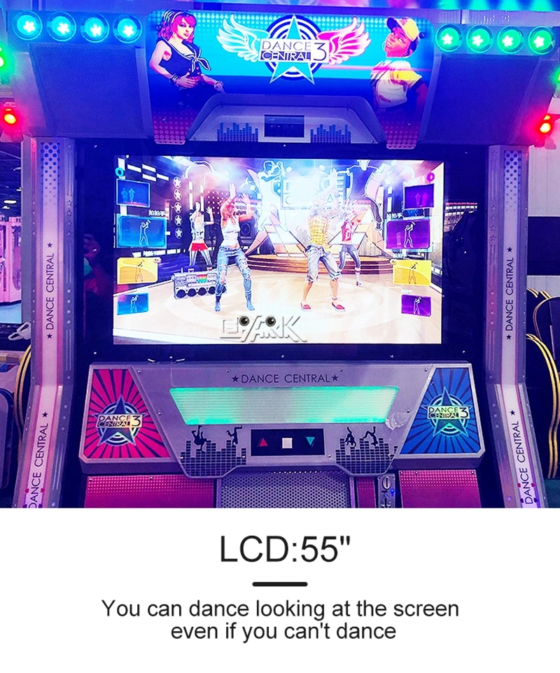 55" Dance Central 3 Coin Operated Games Dance Revolution Arcade Machine Dance Machines