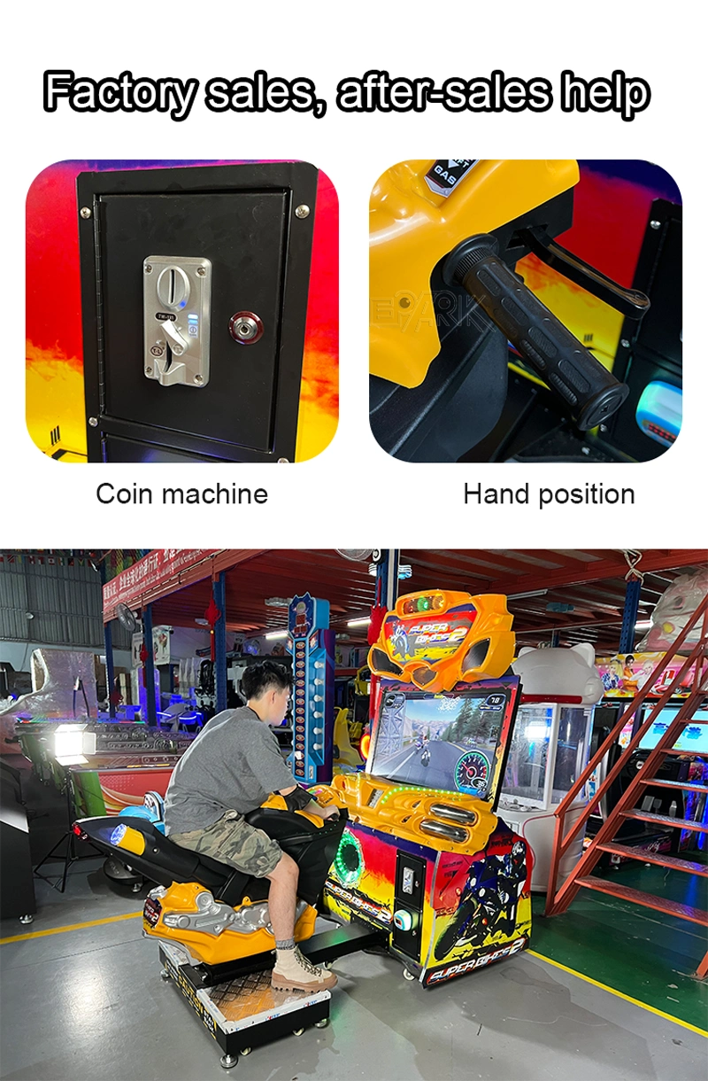 Coin Operated Indoor Simulator FF Motor Racing Game Electronic Motorcycle Arcade Machine