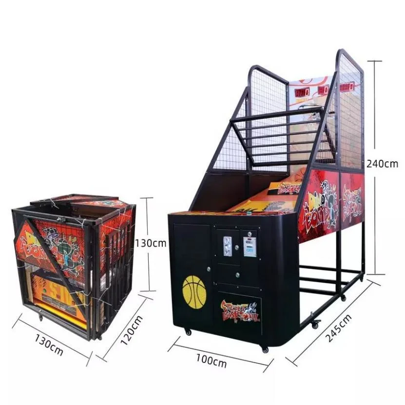 Indoor Sports 55 Inch Screen Video Games Shooting Basketball Arcade Simulation Basketball Gaming Euqiment Game Machine