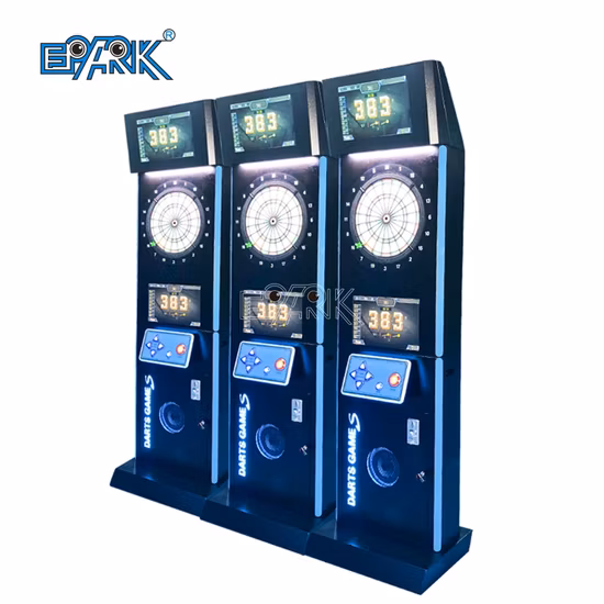 Münzbetriebener Indoor-Sport-Arcade-elektronischer Dartspielautomat mit LED zum Verkauf