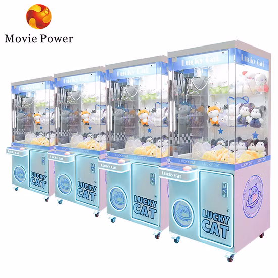Neueste Puppenkran-Geschenk-Münz-Arcade-Vergnügungsspielzeug-Klauenspielmaschine