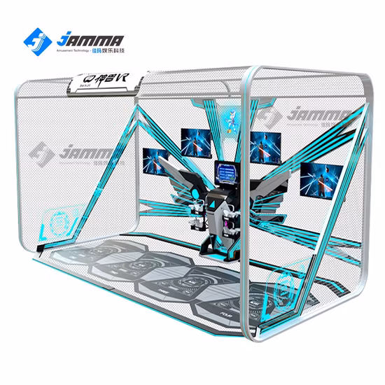 Verdienen Sie Geld Arcade 9d VR-Simulator-Schießspiel mit Headset-Box