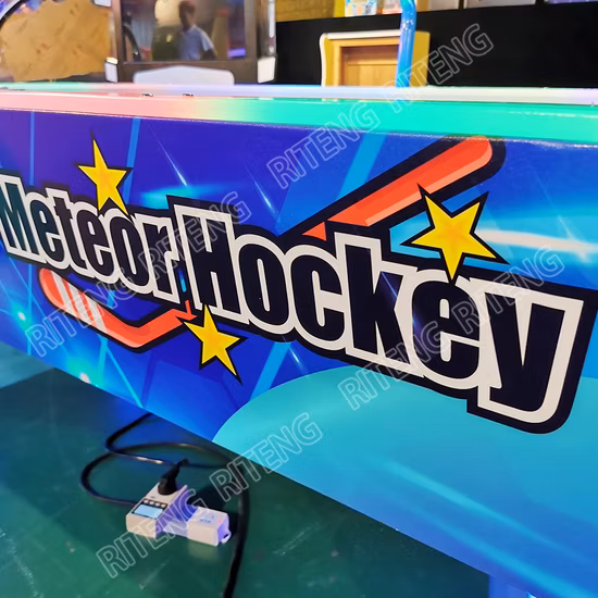 Sport-Air-Hockey-Tisch in voller Größe, münzbetriebener Arcade-Verkauf, klassische elektrische Eis-Lotterie-Spielmaschine